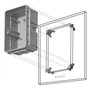 Petit distributeur encastré 8 modules/boîte à fusibles/boîte de distribution encastrée IP40