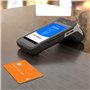 myPOS Carbon Terminal de paiement portable avec imprimante │ Résistant aux chocs et à l'eau │ Règlement instantané │ Pas de cont