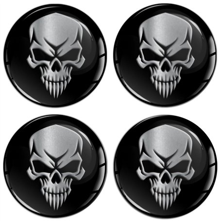 SkinoEu Lot de 4 autocollants 68 mm pour enjoliveurs