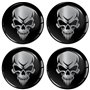 SkinoEu Lot de 4 autocollants 68 mm pour enjoliveurs