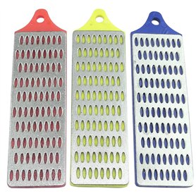 AERZETIX - C50026 - Lot de 3 mini-pierres diamantées 75x25mm pour l'affutage - granulométrie 180/260/360 - pierre à aiguiser
