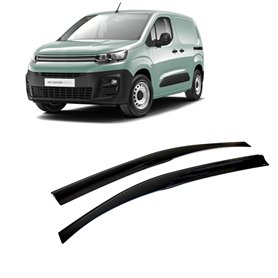 CarJoy Lot de 2 déflecteurs d'air - Déflecteurs d'air - Déflecteurs de pluie - Déflecteurs de fenêtre latérale - Compatibles ave