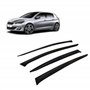 CarJoy Lot de 4 déflecteurs d'air - Déflecteurs d'air - Déflecteurs de pluie - Pour fenêtre de voiture - Compatible avec Peugeot