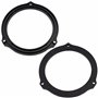 AERZETIX - C11594 - Lot de 2 Adaptateurs/supports pour haut-parleurs de voiture Ø165 mm - côté de montage portière arrière - com