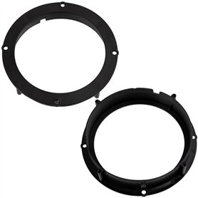 AERZETIX - C16611 - Lot de 2 Adaptateurs/Supports pour Haut-parleurs de Voiture Ø165 mm - côté de Montage portières - Compatible