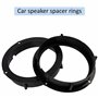AERZETIX - C16611 - Lot de 2 Adaptateurs/Supports pour Haut-parleurs de Voiture Ø165 mm - côté de Montage portières - Compatible