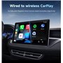 PUBIBD Adaptateur Carplay sans Fil pour LDV D90 2019-2023, 2 en 1 Convertit Carplay Filaire en sans Fil Clé Carplay, Plug and Pl