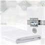 Danny Textiles 400 fils Percale 100% coton égyptien Drap double Blanc