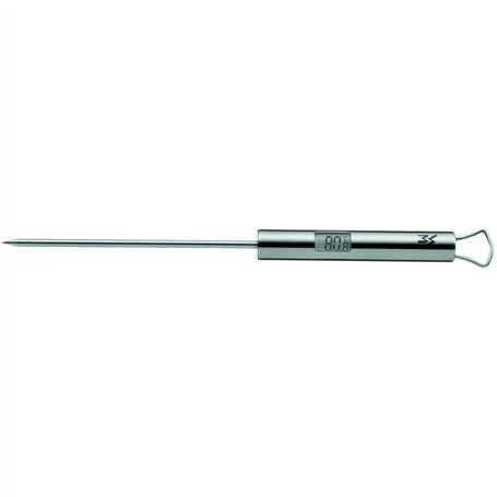 WMF Profi Plus Thermomètre de Cuisine numérique 23 cm avec écran LCD en Acier Inoxydable Cromargan résistant à la Chaleur jusqu'