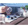 KREUL 16602 - Glass & Porcelain Chalky Set de 6 pots de peinture à effet craie pour verre et porcelaine de 20 ml avec 1 pinceau 