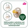 NIP Cherry Night 6 + Lot de 2 tétines rondes lumineuses, couleur Cherry Night 6 à 36 mois, bouton brille longtemps dans l'obscur