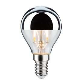 Paulmann 28663 Ampoule LED à filament avec miroir de tête Argenté 2700 K 2