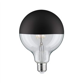 Paulmann 28679 Ampoule LED à filament G125 6 W Noir mat 2700 K Intensité variable E27
