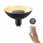 LED Réflecteur Noir, Gold 4.9W GU10 230V 3 ÉTAPE DIMMABLE