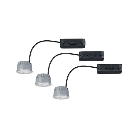 Paulmann 93838 Kit encastrés Coin LED 3x7W