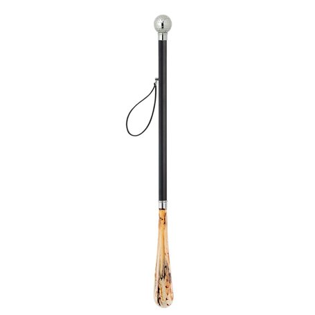 Chausse-pied design 70 cm avec balle de golf argentée comme poignée