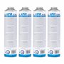 CFH AT 2000 Lot de 4 bombes de gaz comprimé universel