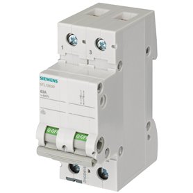 Siemens SENTRON Interrupteur 70 mm 400 V 2 modules 35 mm2 2 pôles 32 A