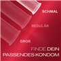 Durex Gefühlsecht Slim Préservatifs Transparent 52,5 mm