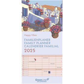 GreenLine Happy Vibes Agenda familial 2025