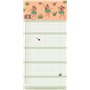 GreenLine Happy Vibes Agenda familial 2025, 22 x 45 cm, calendrier familial avec division mensuelle efficace en 5 colonnes, pour