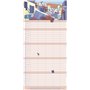 GreenLine Happy Vibes Agenda familial 2025, 22 x 45 cm, calendrier familial avec division mensuelle efficace en 5 colonnes, pour