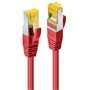 Câble Réseau Rigide UTP 6ème Catégorie LINDY 47292 Rouge 1 m 1 Unité