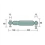 AL-KO Amortisseur Octagon pour remorque & Caravane 1350 kg