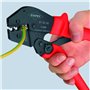 Knipex Pince à sertir également pour prise à deux mains brunie, avec gaines en plastique antidérapantes 250 mm 97 52 05