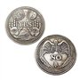 Pièce de collection LKTingBax Hobo en nickel avec inscription « Yes or No » ou « Yes » – Pièce commémorative – Cadeaux d’arts – 