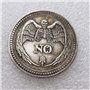 Pièce de collection LKTingBax Hobo en nickel avec inscription « Yes or No » ou « Yes » – Pièce commémorative – Cadeaux d’arts – 