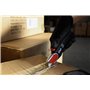 Wedo 078815 Cutter professionnel avec 5 lames de rechanges Noir