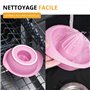Westmark Presse-Orange/Citron/lemon avec Récipient, Diamètre : 18,7 cm, Capacité : 0,5 L, Plastique, Limetta, Rose, 3091227P