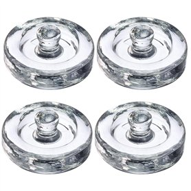 Westmark Lot de 4 poids de fermentation - Kit de fermentation composé de 4 poids pour fermentation - Poids en verre en deux tail