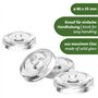 Westmark Lot de 4 poids de fermentation - Kit de fermentation composé de 4 poids pour fermentation - Poids en verre en deux tail