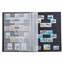 Leuchtturm 337308 Album de Collection de Timbres - Livre à insérer Basic - 32 Pages DIN A4 Noires - Couverture Bleue Non matelas