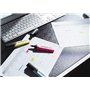 edding 345 surligneurs - jaune - 1 stylo - Pointe biseautée 2-5 mm - parfait pour des marquages et des surlignages lumineux de t