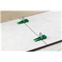 Meister 4423100 Système de nivellement pour carrelage de 7-15 mm d'épaisseur 351 pièces : clips, entretoises, pince de traction