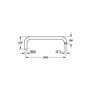GROHE 14047000 Bras de douche pour colonne Rainshower
