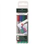 Faber-Castell 152604 Feutre multiusage MULTIMARK non-permanent M étui de 4