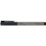 FABER-CASTELL 167273 - Stylo à encre de Chine Pitt Artist Pen - Pointe fine - Largeur de ligne F - 0,5 mm - Couleur 273 - Gris c