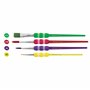 Faber-Castell 205037 Kit de Peinture Connector avec boîte à Aquarelle, Lot de 4 pinceaux et gobelet à Pinceau, Rouge