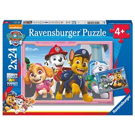 Ravensburger - Puzzle Enfant - Puzzles 2x24 p - Les Chiens héros/Pat'Patrouille - Dès 4 Ans - 80534