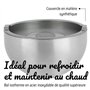 GSW Ensemble de Bols Thermos de Service - Set composé de 3 Bols avec Couvercle, Isolation Double paroi Chaude et Froide - Acier 