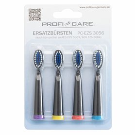 ProfiCare Lot de 4 brosses à dents de rechange PC-EZS 3056