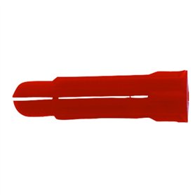 fischer - Cheville à Expansion en polypropylène P 8 C Multi-usages - Boîte de 100 8 x 34 mm Rouge