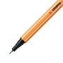 STABILO Stylo feutre pointe fine point 88 - Lot x 10 stylos feutre - Vert De Glace (88/13)