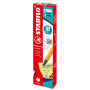 STABILO Stylo feutre pointe fine point 88 - Lot x 10 stylos feutre - Bleu Vert (88/51)