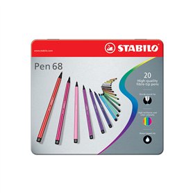Stabilo® Feutres Pen 68 - Étui en métal