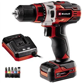 Einhell Perceuse-visseuse sans fil TE-CD 12/1 Li (Li-Ion